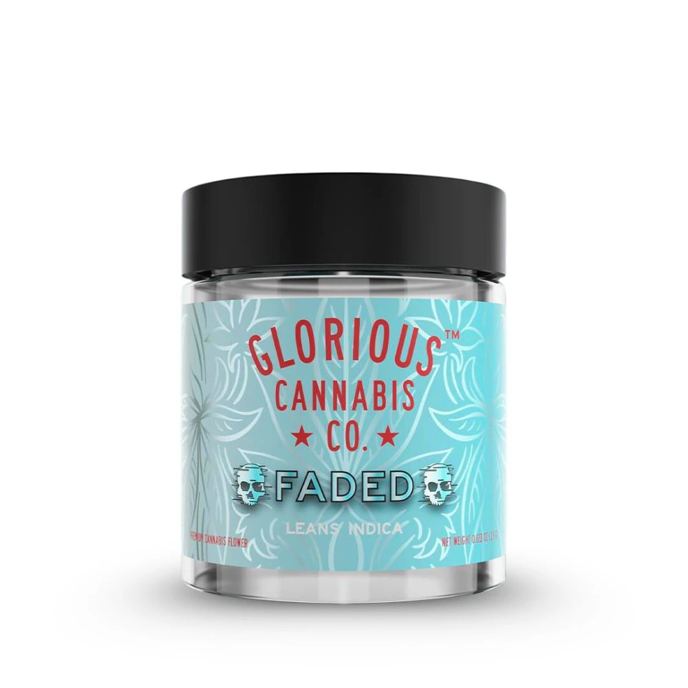 Glorious Cannabis Company - FADED (Georgia Haze) 3.5g Prepackaged Flower - GLORIOUS CANNABIS (FEELS) Main Image