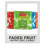 Faded Fruits - Sour Apple - 500mg (10pc x 50mg)