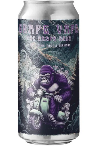 Falling knife - Falling Knife- Grape Vape-10mg-16oz Main Image