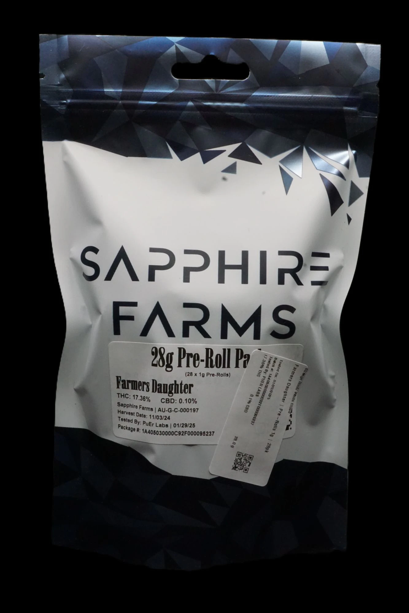Sapphire - Farmers Daughter | Pre-Rolls 1g | 28pk Main Image