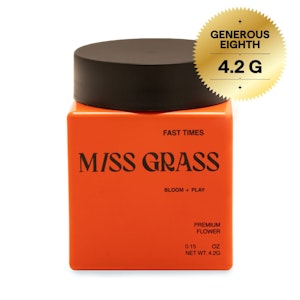 MISS GRASS - Miss Grass | Generous Flower | Fast Times - Durban Strawberries | 4.2g
