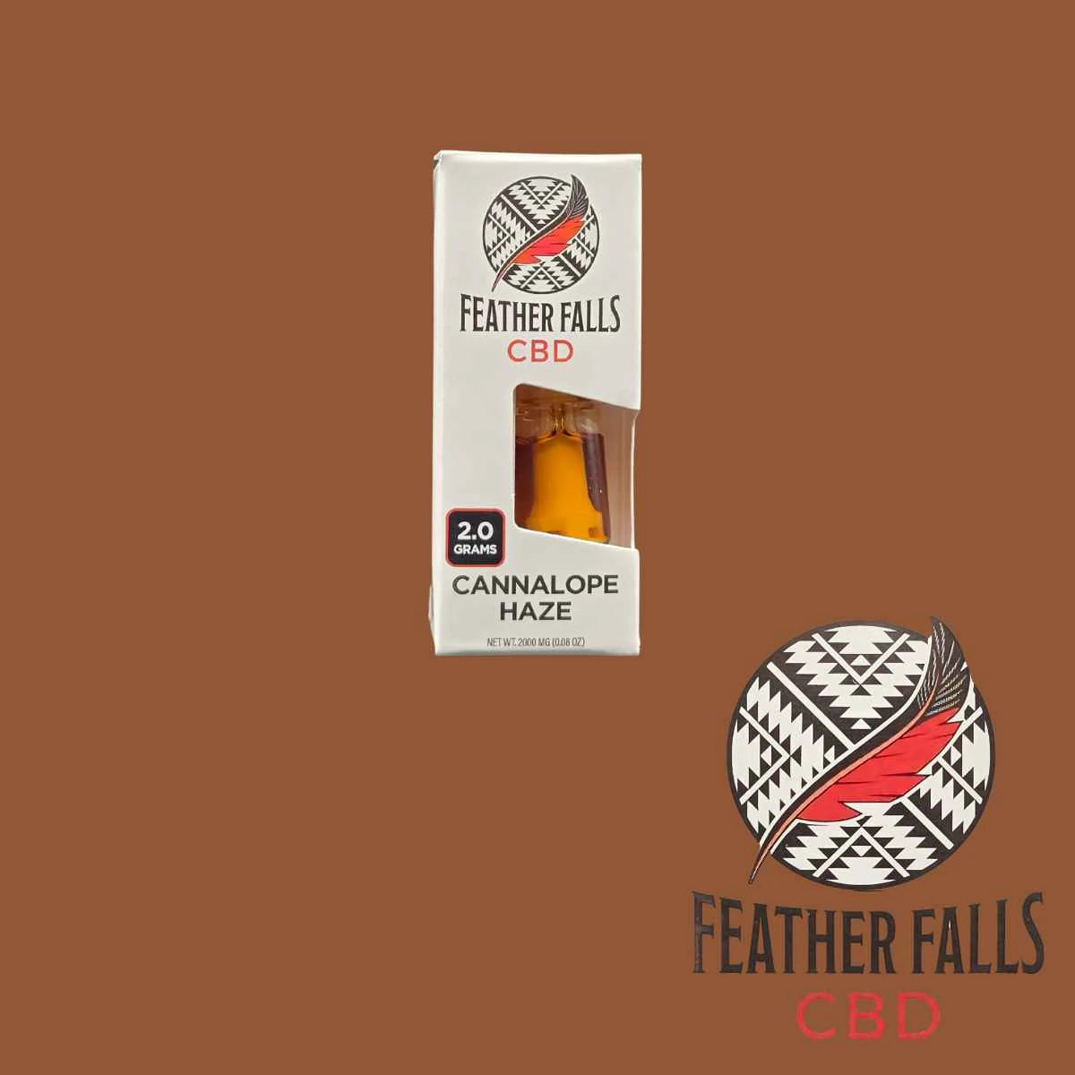 Feather Falls CBD - Feather Falls 2g CBD Cart- Cannalope Haze Main Image