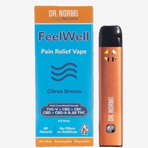DR. NORM'S - Dr. Norm's | FeelWell - Citrus Breeze | 1g Disposable