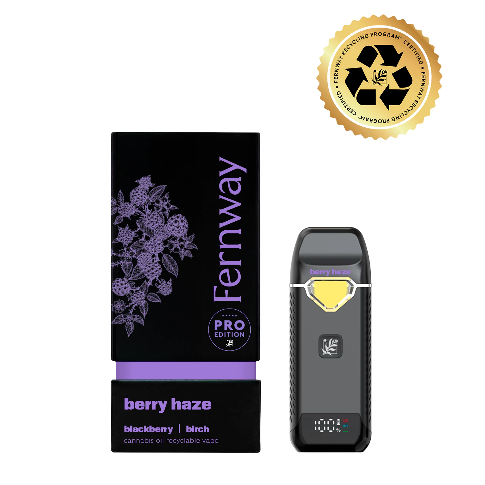 Fernway - Fernway- Berry Haze- 2g Disposable Vape Main Image