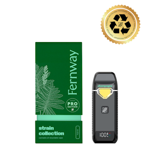 FERNWAY - Fernway | Champagne Kush  | Strain Collection | All-In-One Traveler PRO | 2.0g | Hybrid