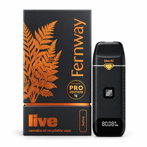 Fernway - Mochi (LIVE) – Sativa – 80.08% THC | 1g Traveler Pro Vape | Fernway. -yyy8 back