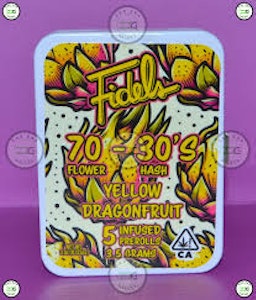 FIDELS - Fidels - Yellow Dragonfruit - Infused Preroll 5pk - 3.5G