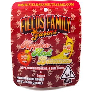 Fields Family Farmz - Apples & Bananas 3.5g Bag - Fields Family Farmz