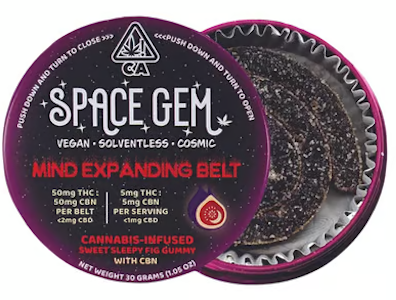 Space Gem - Space Gem - 10ct. 50mg CBD:50mg THC - Sleepy Fig Mind Expanding Belts