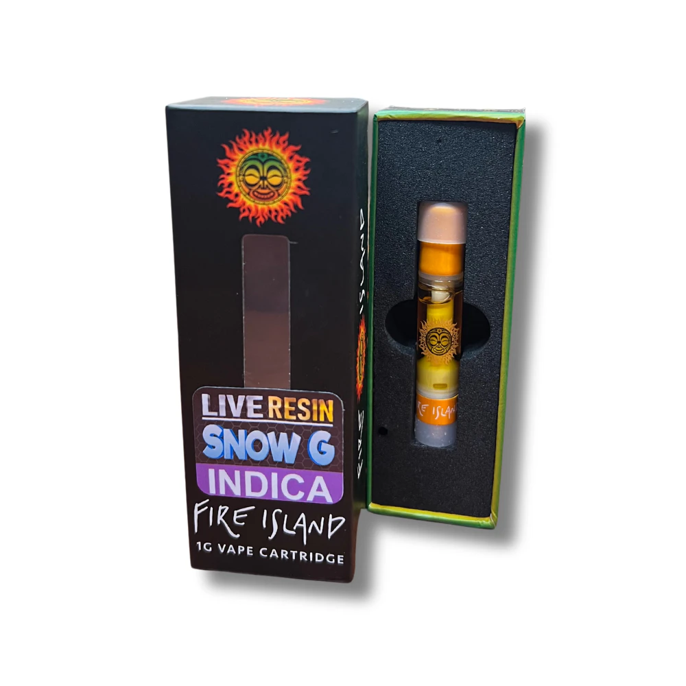 Fire Island - Snow G 1g Live Resin Cartridge - FIRE ISLAND Main Image