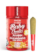 JEETER: Fire OG Liquid Diamonds Infused Baby Jeeter .5g Pre-Rolls 5pk (H)