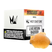 First Class Funk (I) | 1g Live Resin Badder | West Coast Cure