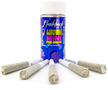 Flashback - OG Kush 2.5g 5 Pack Crumble Infused Mini Pre-Rolls - Flashback