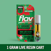 FLAV: Watermelon Kush 1g Live Resin Vape Cart (I)