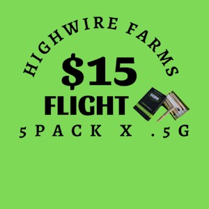 Highwire Farms, LLC. - Highwire Flight Budtenders Choice Prerolls 2.5g. 