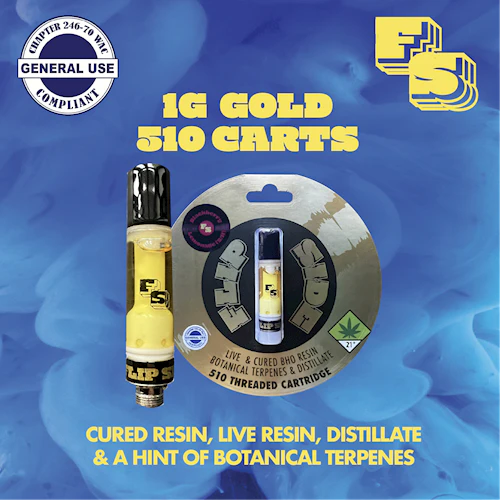 Flip Side - Blue Widow - Cartridge - Flipside Gold - 1g Main Image