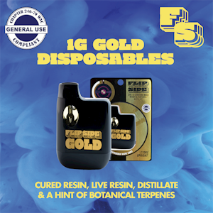 FLIPSIDE - Blue Widow ( H ) - Flipside Gold BHO/Ethanol Extracted Disposable 1g