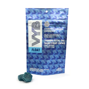 VYB Edibles - Float (1,000mg) 1:1 THC:CBD Watermelon Chews