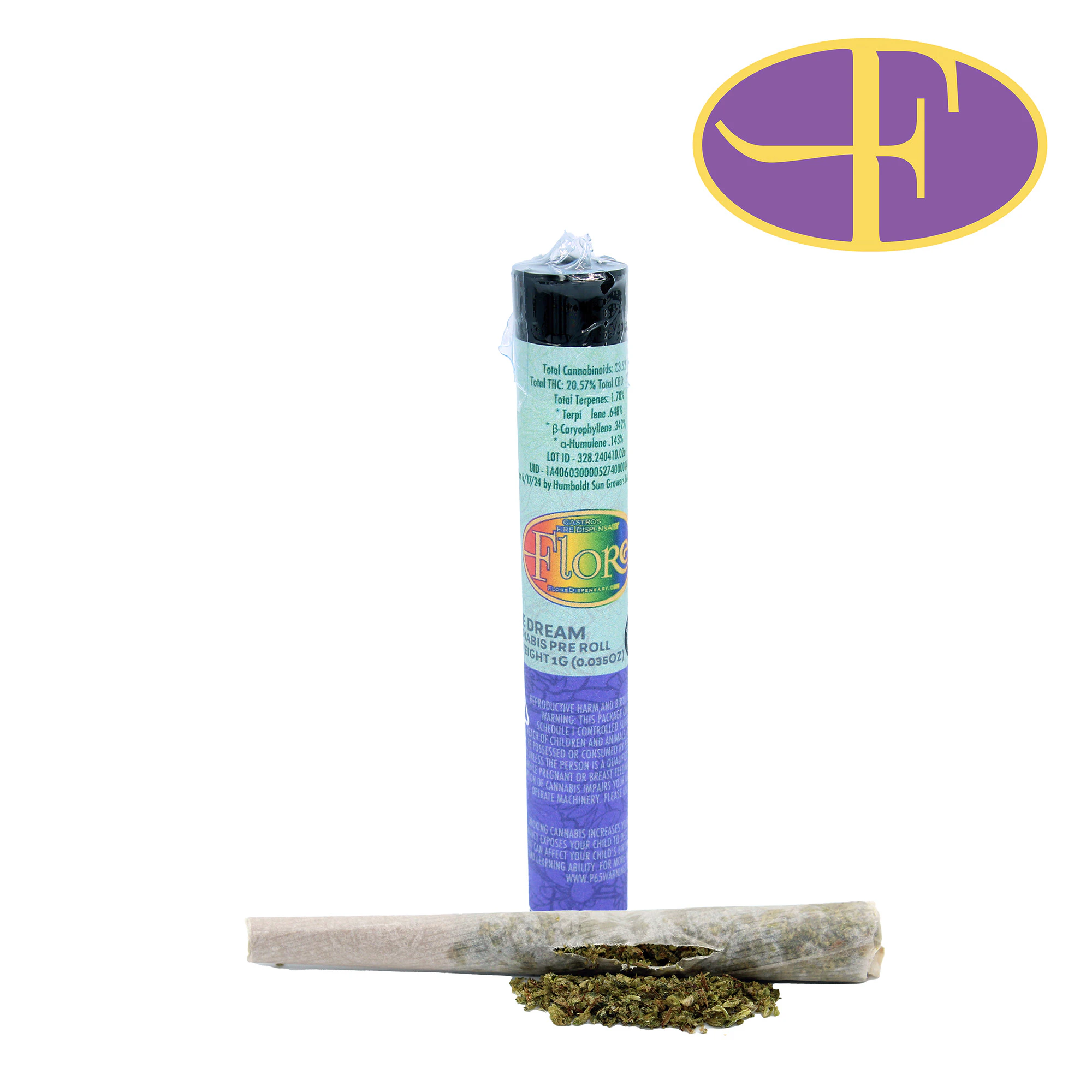 Flore Dispensary - Blue Dream Pre-Roll Main Image