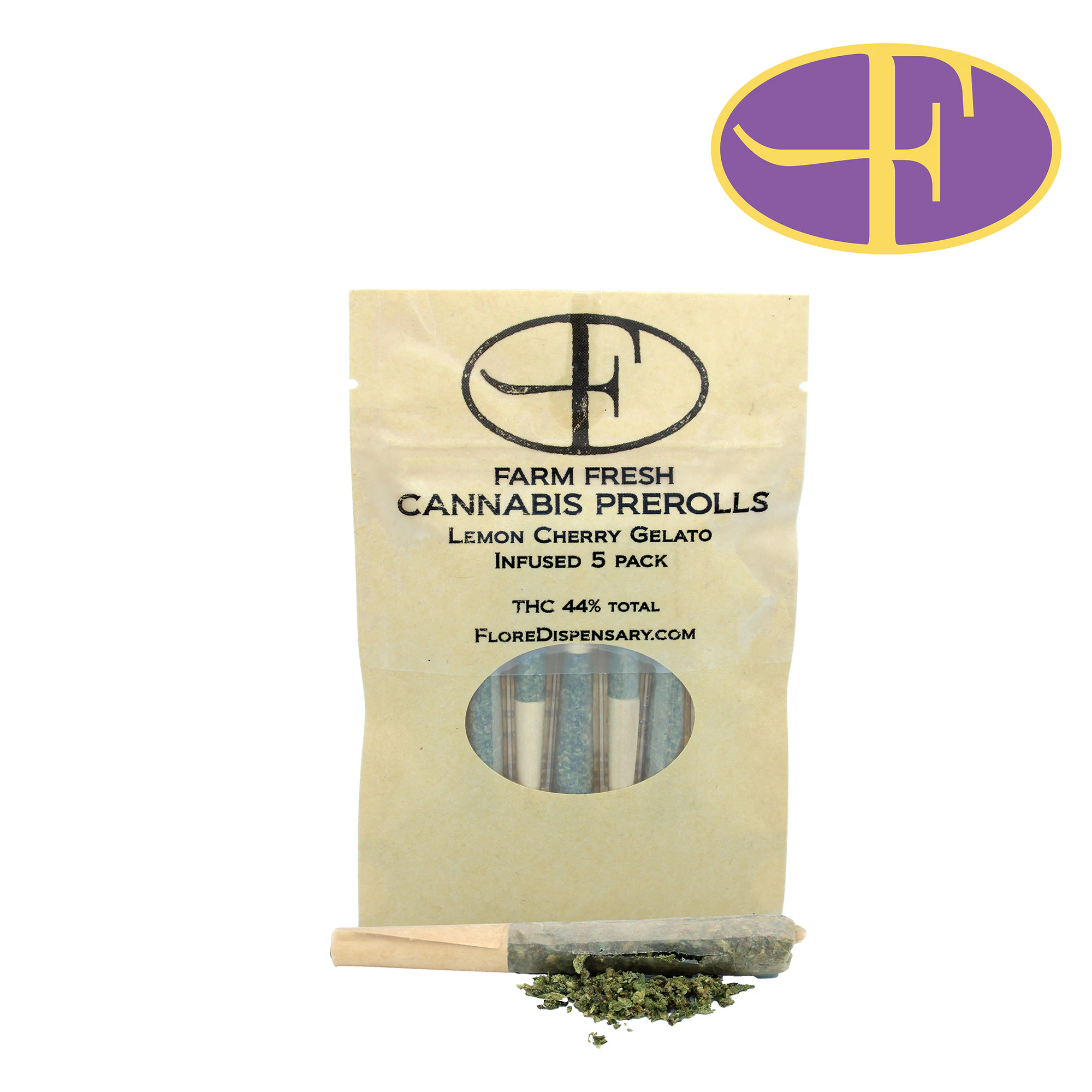 Flore Dispensary - Lemon Cherry Gelato Pre-Roll Pack (5pk) Main Image