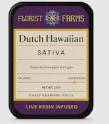 Dutch Hawaiian Live Resin Infused .5g Pre-Roll 5pk