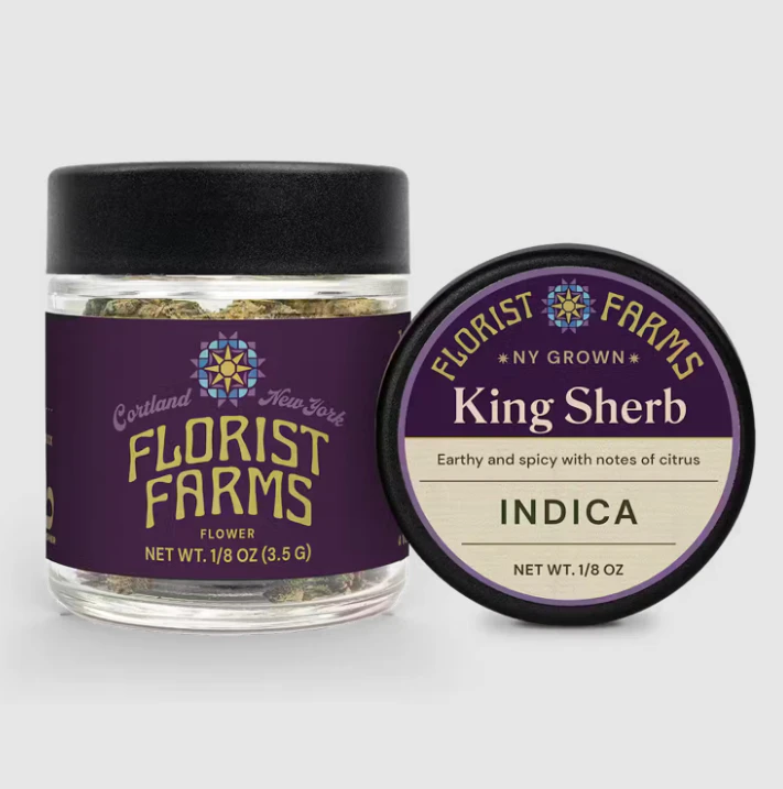 Florist Farms - King Sherb 3.5g Flower Jar Main Image