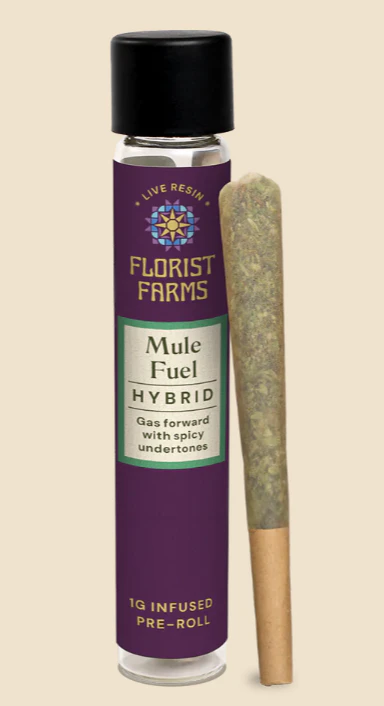 Florist Farms - Mule Fuel 1g Live Resin Infused Pre-Roll Main Image