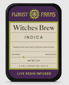 Witches Brew Live Resin Infused .5g Pre-Roll 5pk