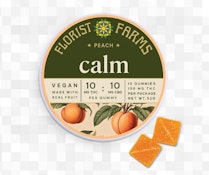 Florist Farms - Peach - Calm - 10mg THC:10mg CBD - 100mg - Edible