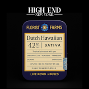 Florist Farms | Dutch Hawaiian | 5 pk infused Pre Rolls | 2.5g