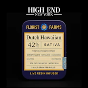 Florist Farms | Dutch Hawaiian | 5 pk infused Pre Rolls | 2.5g