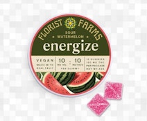 Florist Farms - Sour Watermelon - Energize - 100mg - Edible