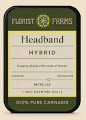 Florist Farms Headband prerolls 7pk 3.5g
