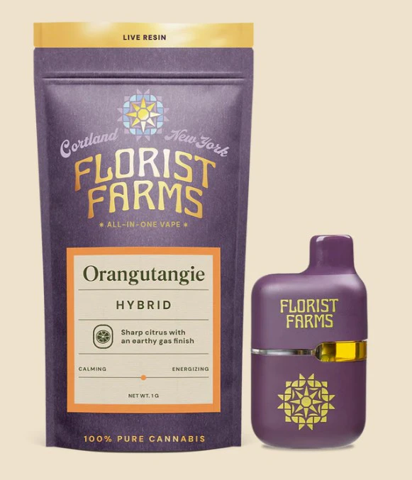 Florist Farms - Florist Farms Orangeutangie Live Resin Vape 1g Main Image