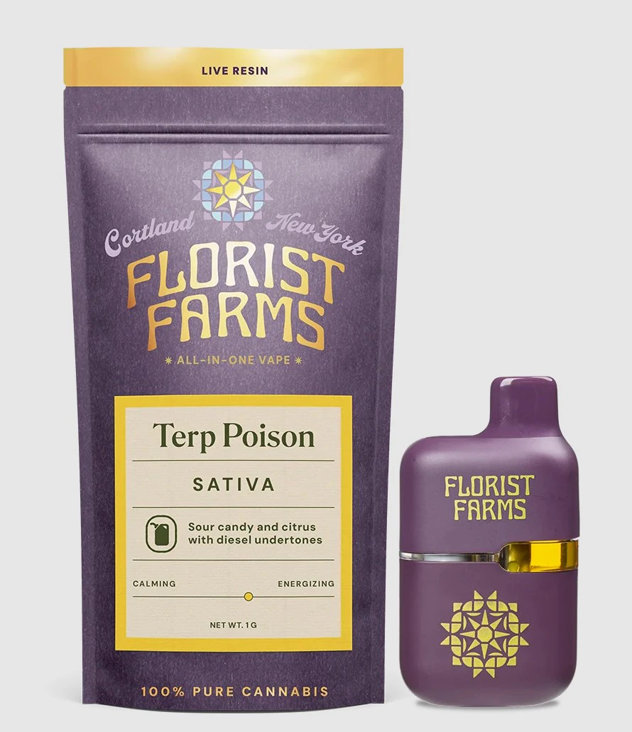 Florist Farms - Florist Farms Terp Poison Live Resin Vape 1g Main Image
