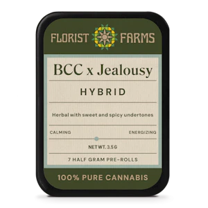 FLORIST FARMS - Banana Cream Cake x Jealousy pre-rolls | .5g, 7pk