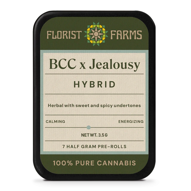 Florist Farms - Banana Cream Cake x Jealousy pre-rolls | .5g, 7pk Main Image