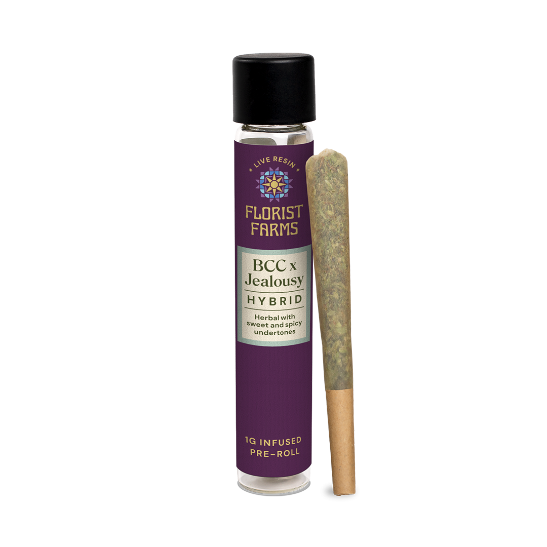 BCC x Jealousy (Live Resin Infused) - 1g - Preroll