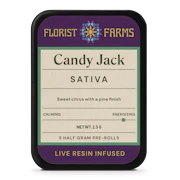 Florist Farms - Candy Jack - 5pk Live Resin Infused Prerolls
