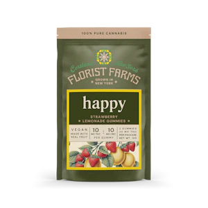 Florist Farms - Strawberry Lemonade Happy | Edible | 10mg x 2pk | Florist Farms