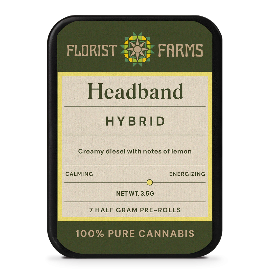 Florist Farms - Florist Farms | Headband | Hybrid | .5g Pre-Rolls | 7pk Main Image