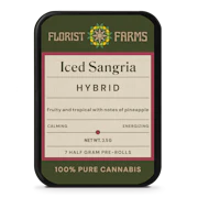 Florist Farms | Iced Sangria | Hybrid | .5g Pre-Rolls | 7pk