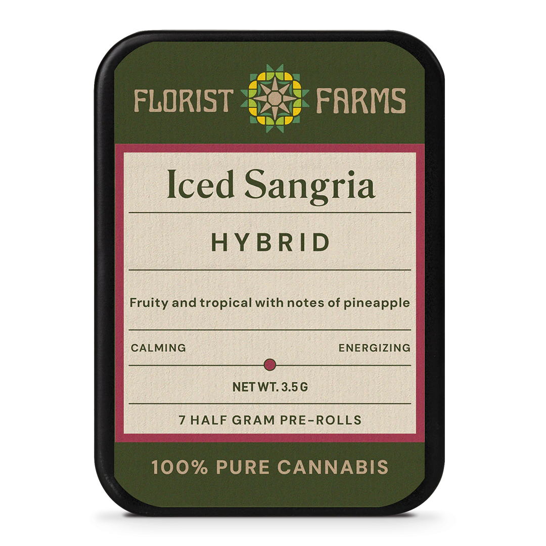 Florist Farms - Florist Farms | Iced Sangria | Hybrid | .5g Pre-Rolls | 7pk Main Image