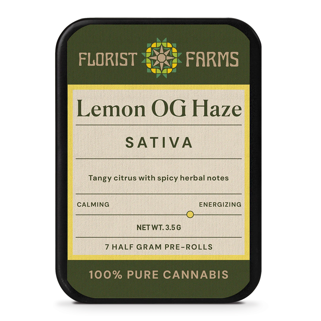 Florist Farms - FFarms Resin Infused Lemon OG Haze .5 Gram | 5pk | P14 Main Image