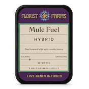 FFarms | Live Resin Infused | Mule Fuel | .5 Gram Joints | 5pk | P13