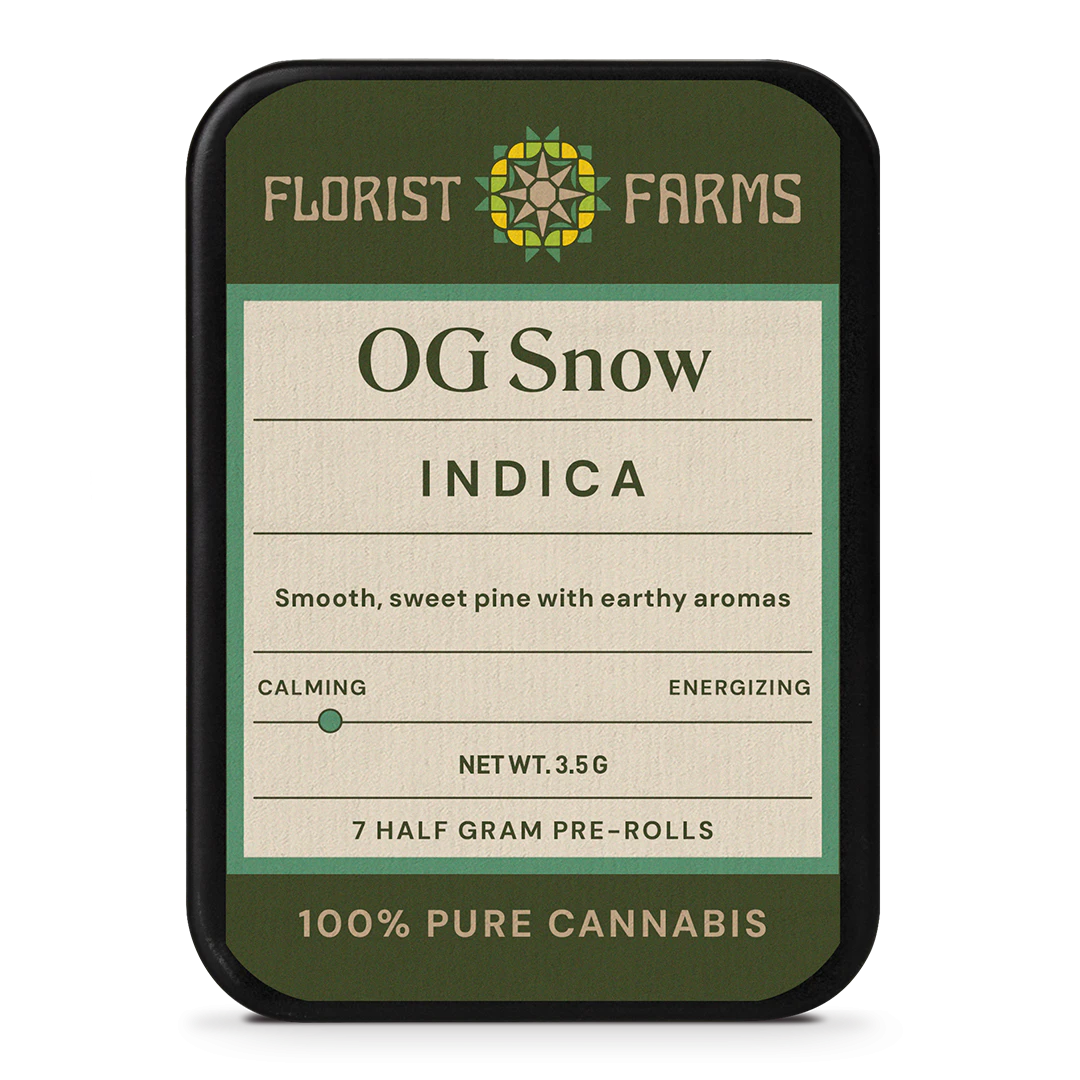 Florist Farms - FFarms | Preroll | 0.5g | 7pk | OG Snow | P19 Main Image