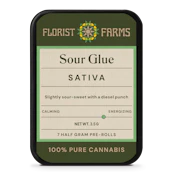 FFarms | Sour Glue | 1/2 Gram Joints | 7pk | P16