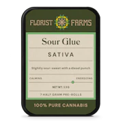 Florist Farms | Sour Glue | Sativa | .5g Pre-Rolls | 7pk