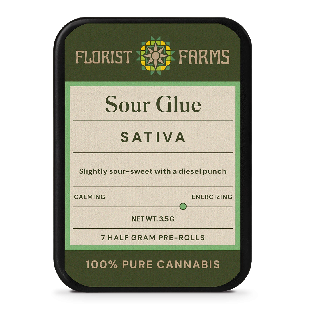 Florist Farms - Florist Farms | Sour Glue | Sativa | .5g Pre-Rolls | 7pk Main Image