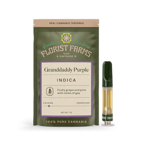 Florist Farms - Florist Farms - Grand Daddy Purp - 1g Cart